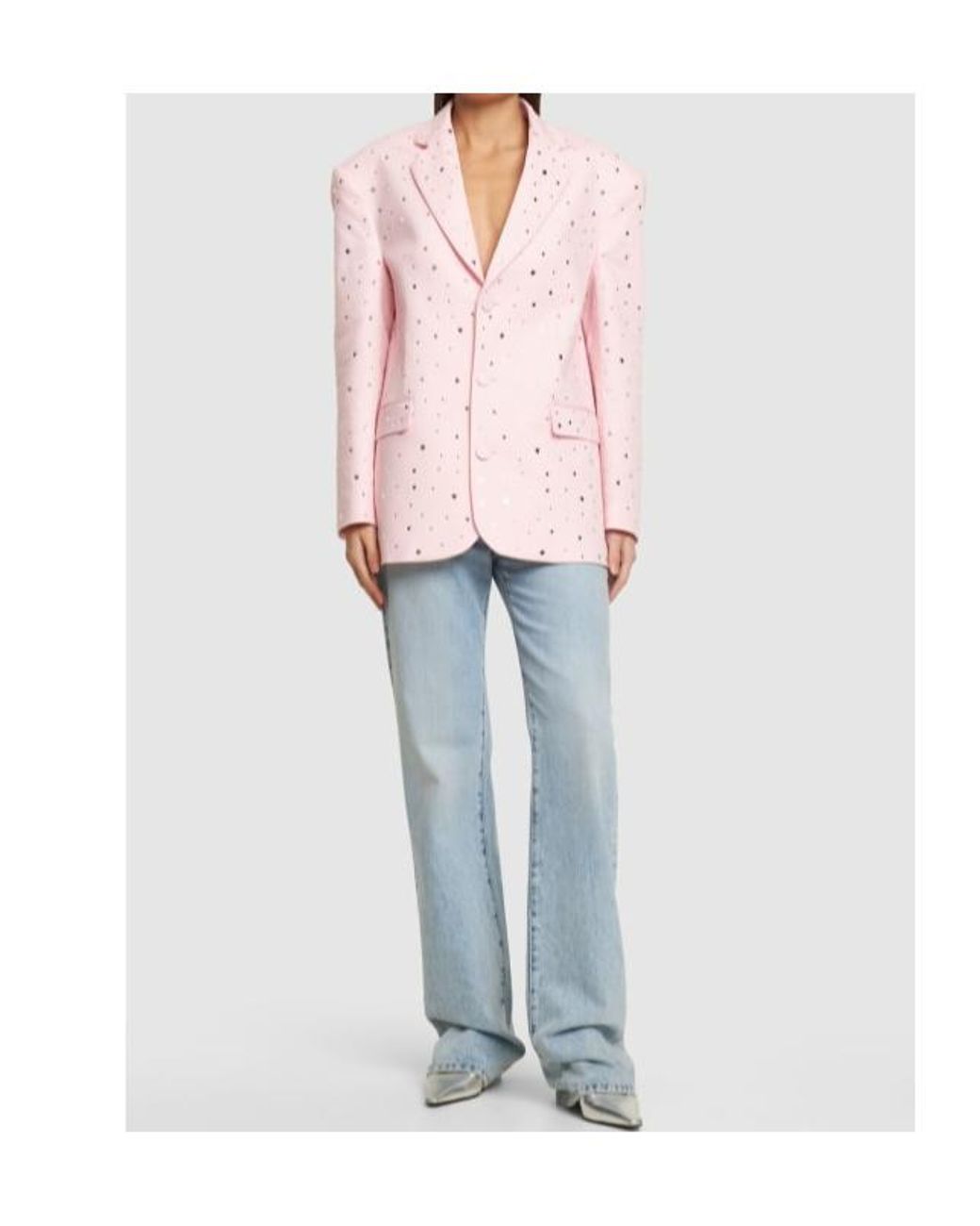 GIUSEPPE DI MORABITO Pink Single-Breasted Long Sleeve Suit Jacket