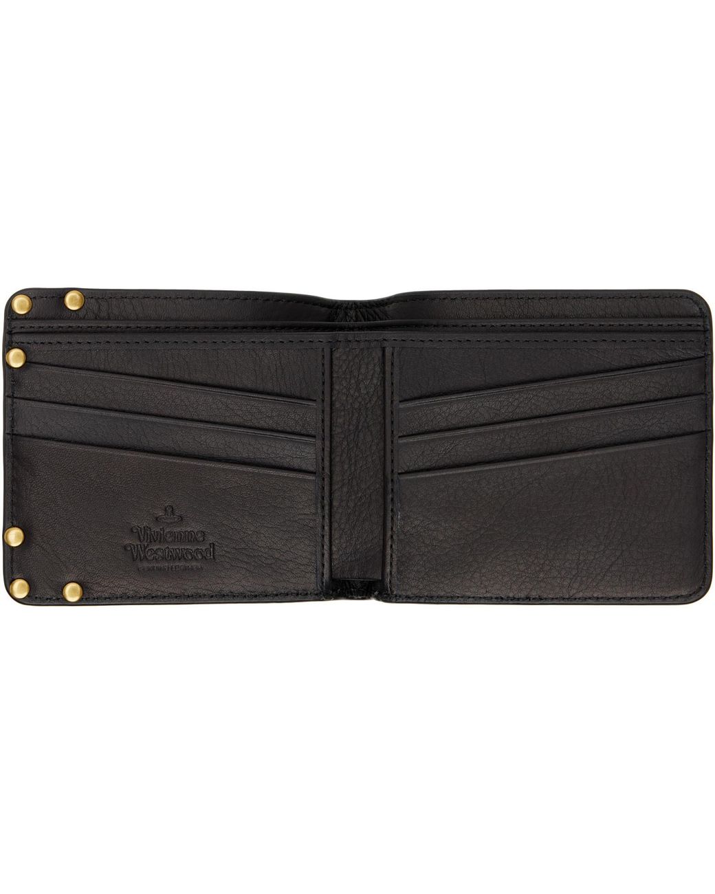 Vivienne Westwood Black Bi-Fold Wallet for men