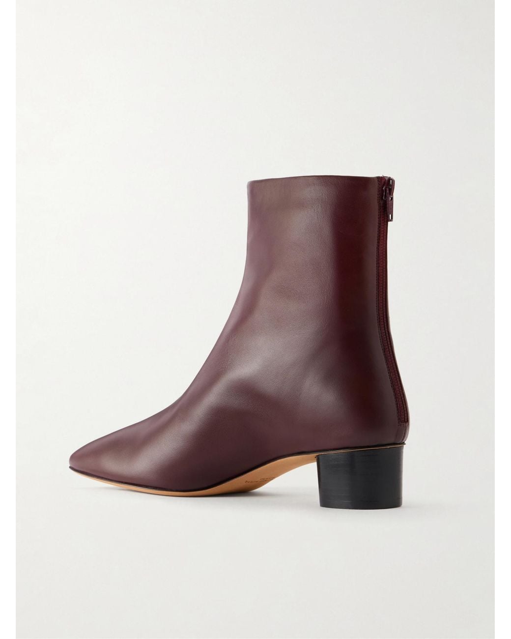 Le Monde Beryl Brown Carole Leather Ankle Boots