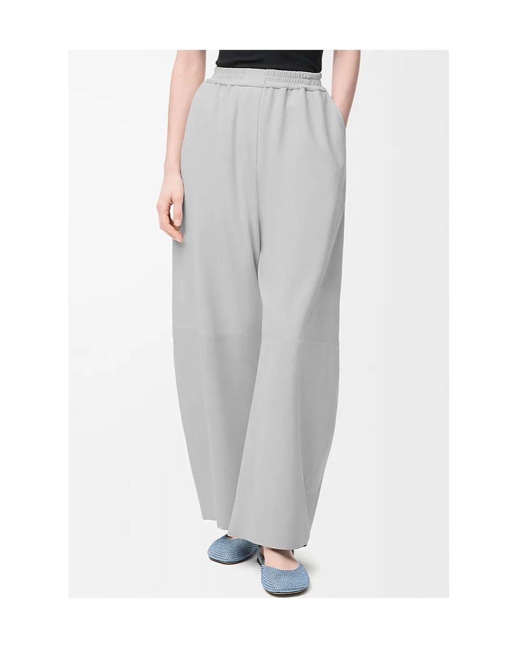 Loewe White Barrel Trousers
