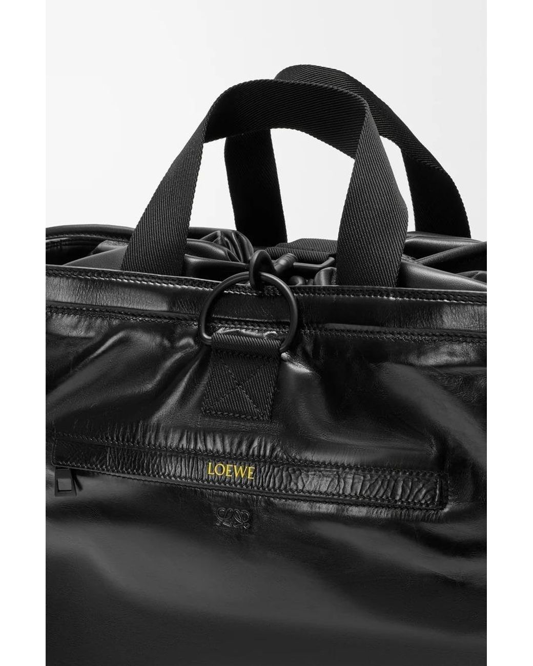 Loewe Black Squad Backpack for men