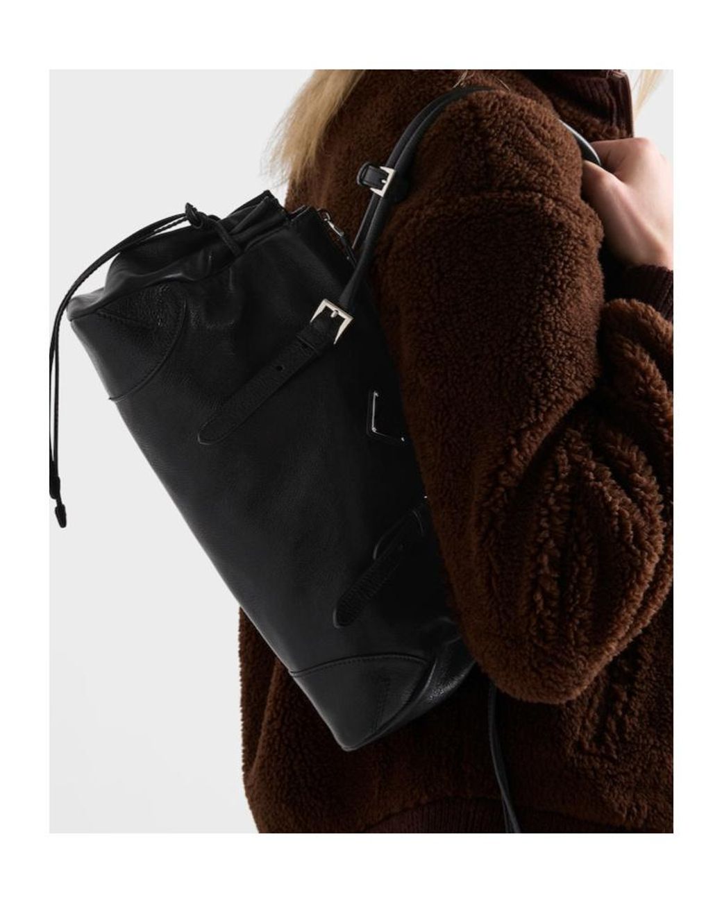 Prada Black Bonnie Medium Shopping Bag