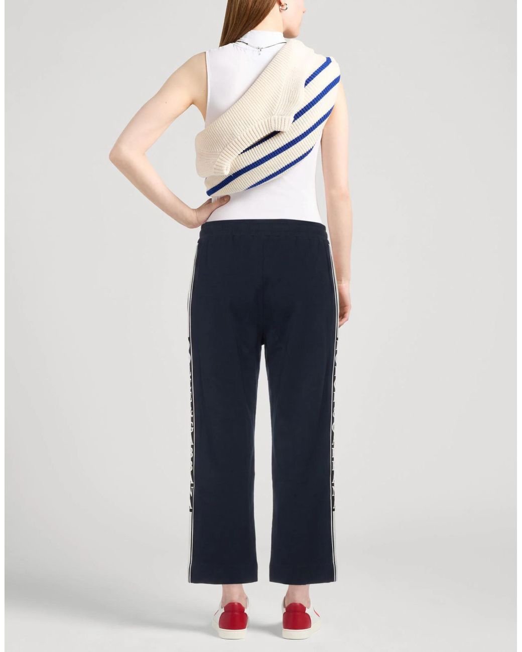 Dolce & Gabbana Blue Casual Trousers