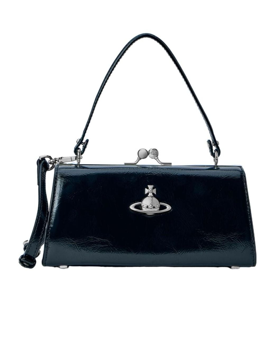 Vivienne Westwood Black Xl Frame Tote Bag