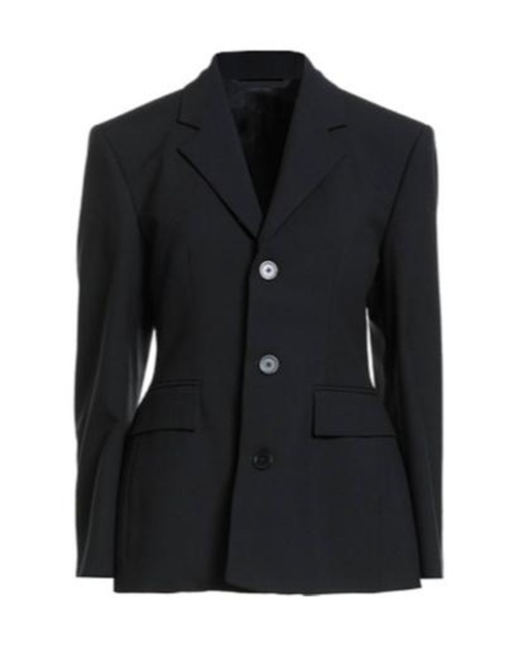 Balenciaga Black Simple Suit Jacket