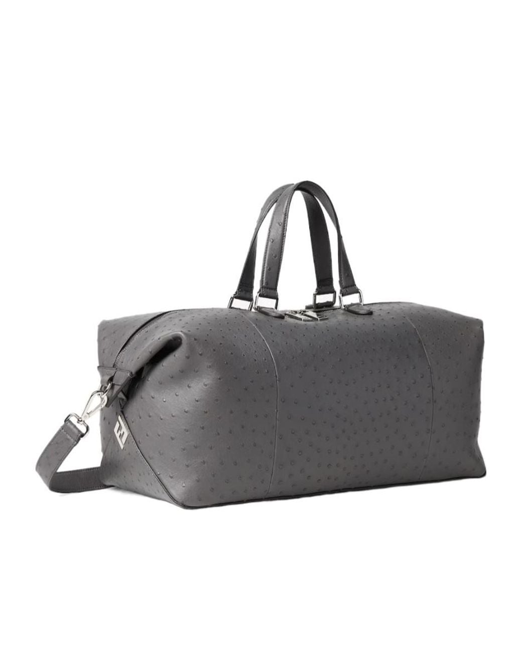 Fendi Gray Lui 45 Duffle for men