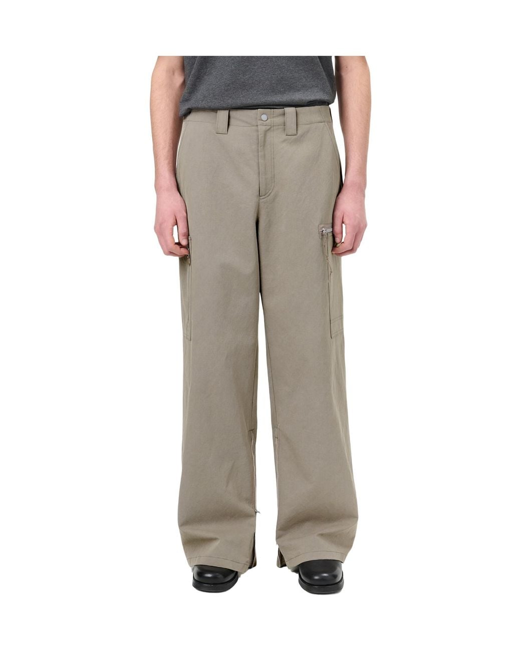 Our Legacy Gray Tactical Cargo Trousers for men