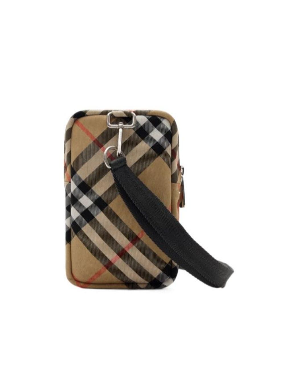 Burberry Green Check Phone Bag for men