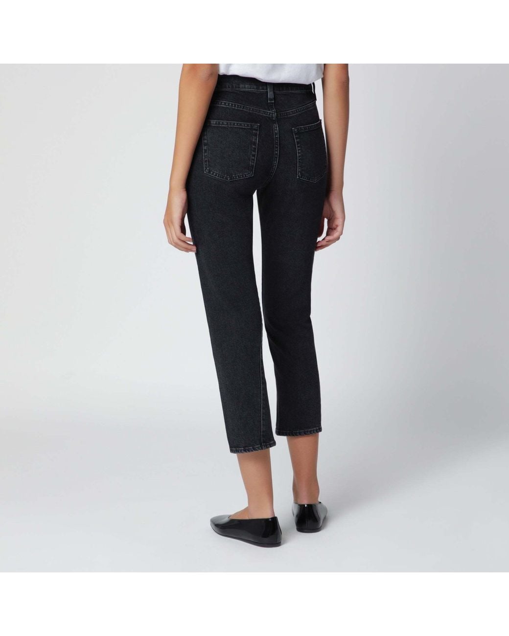 Totême Blue Totême Five-Pocket Ankle Length Jeans