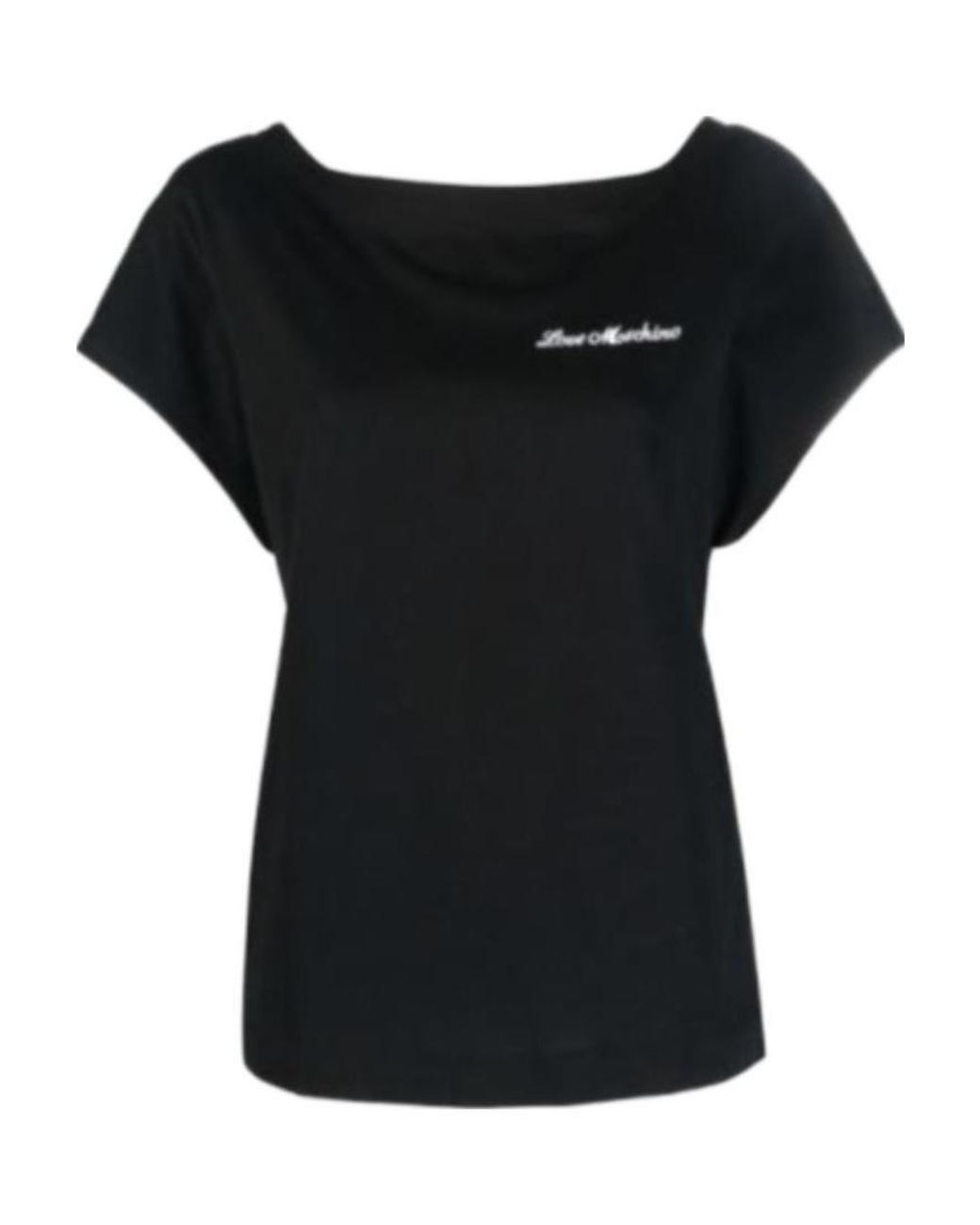 Moschino Black Round-Necked T-Shirt