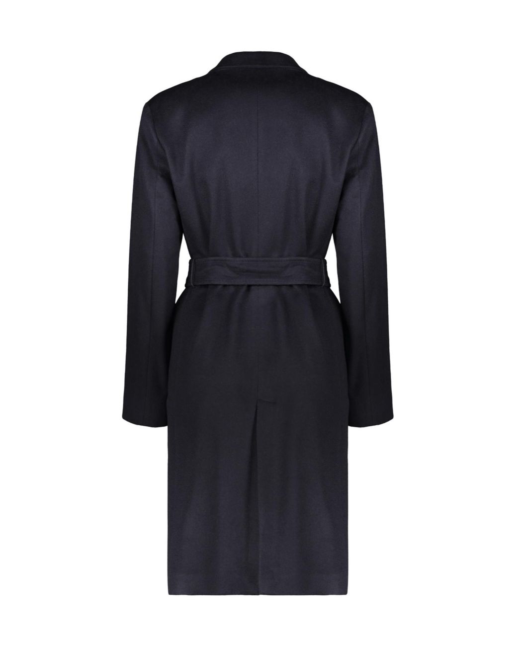 Herno Blue Belted Cashmere Coat