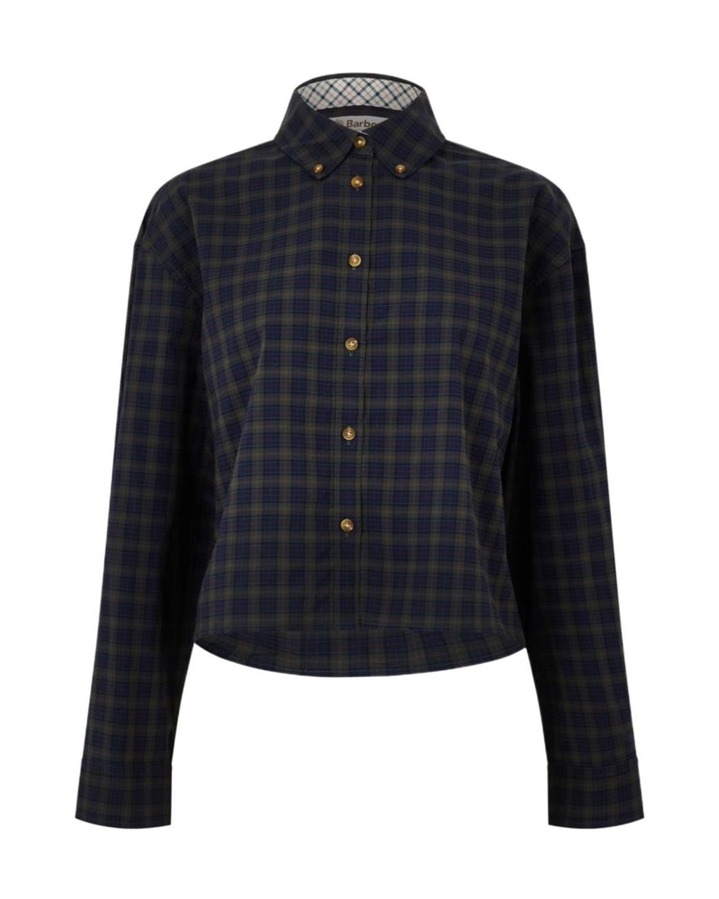 Barbour Blue Plaid Shirt