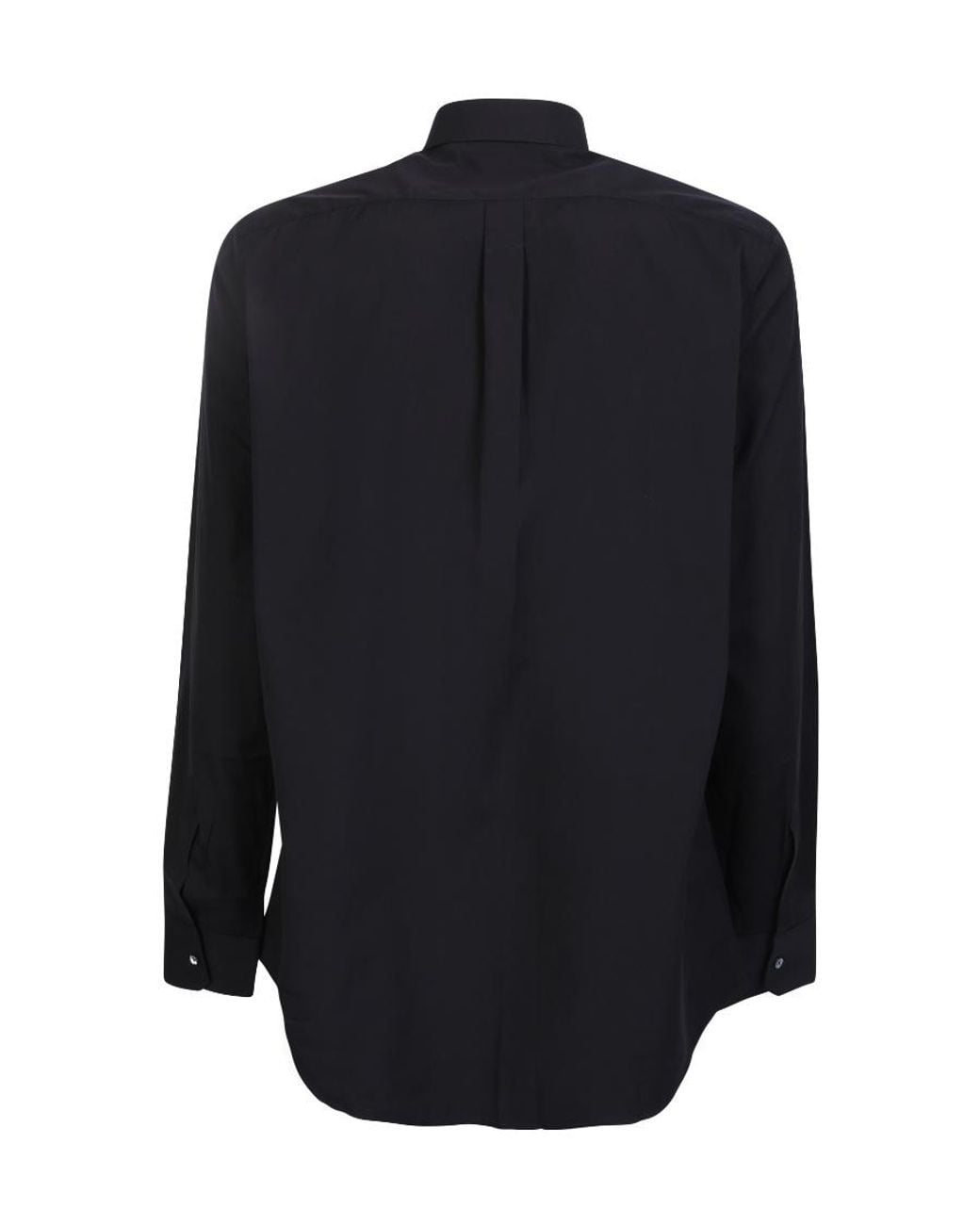 Dolce & Gabbana Blue Long-Sleeved Buttoned Shirt for men