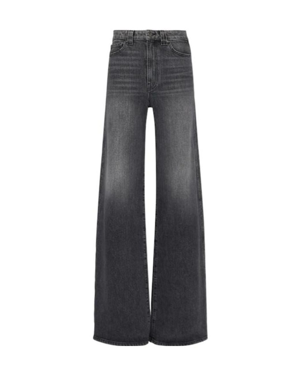 Khaite Gray Dane High Waisted Denim Jeans