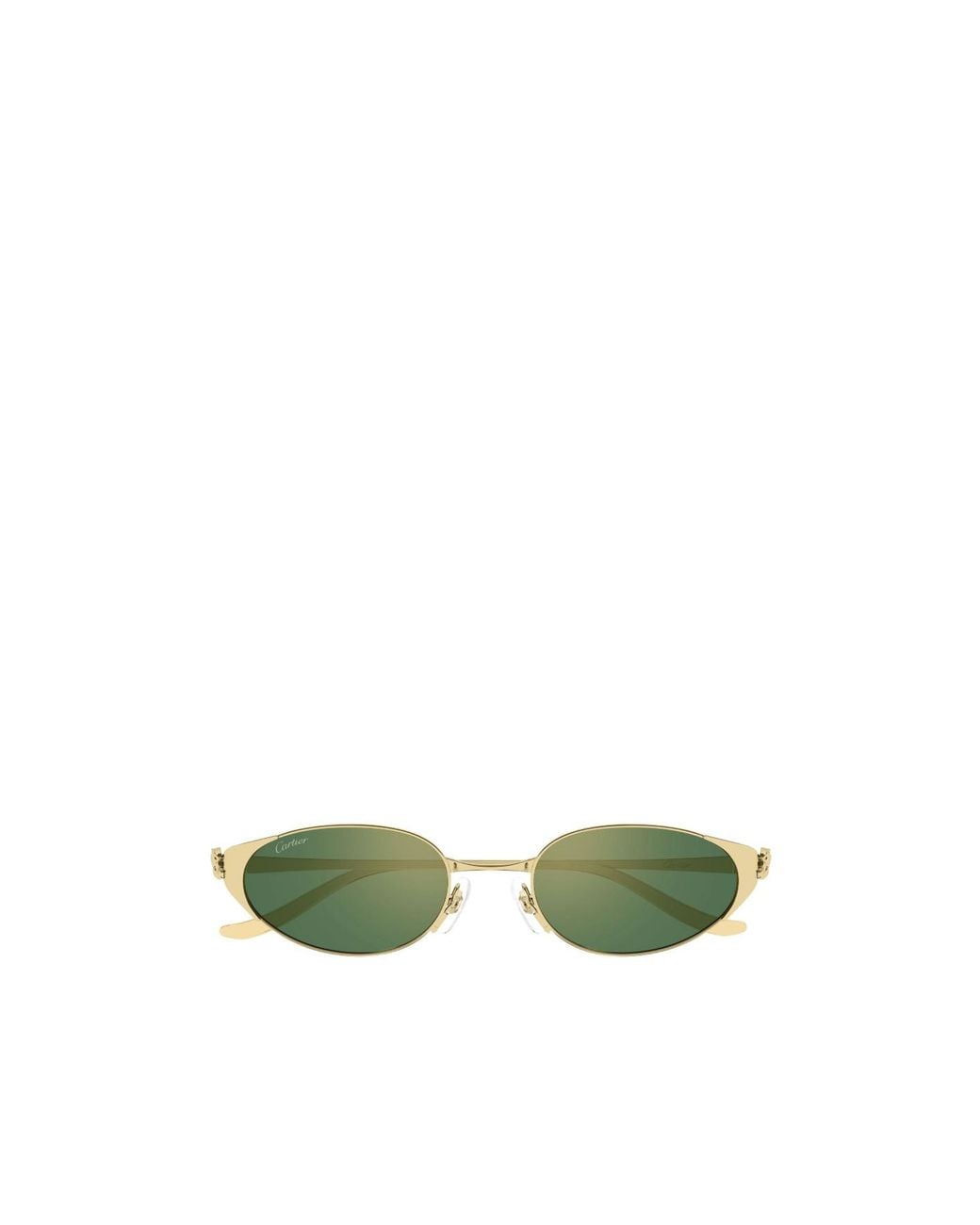 Cartier Green Oval-Frame Sunglasses for men