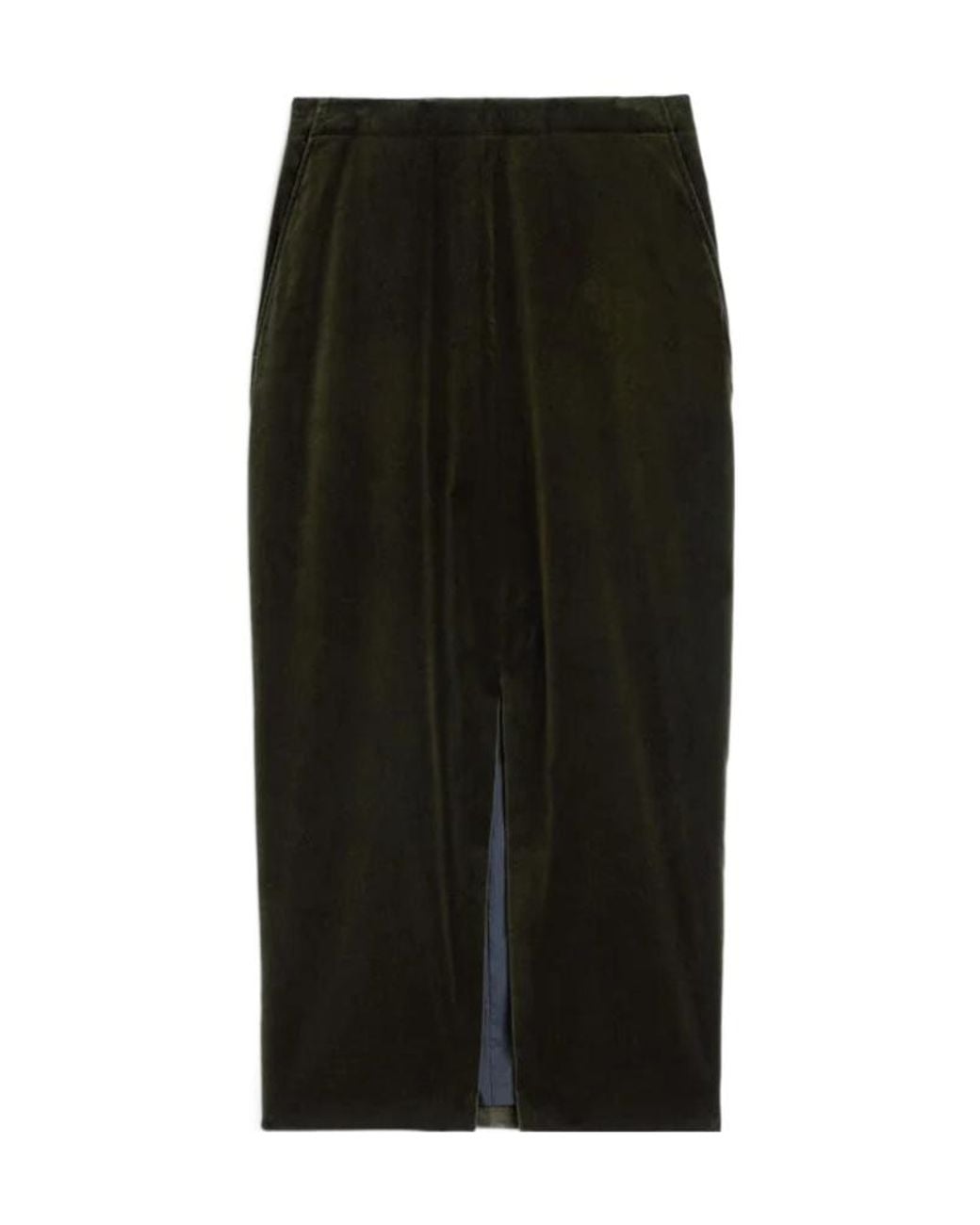 Jil Sander Black Front-Slit Maxi Skirt