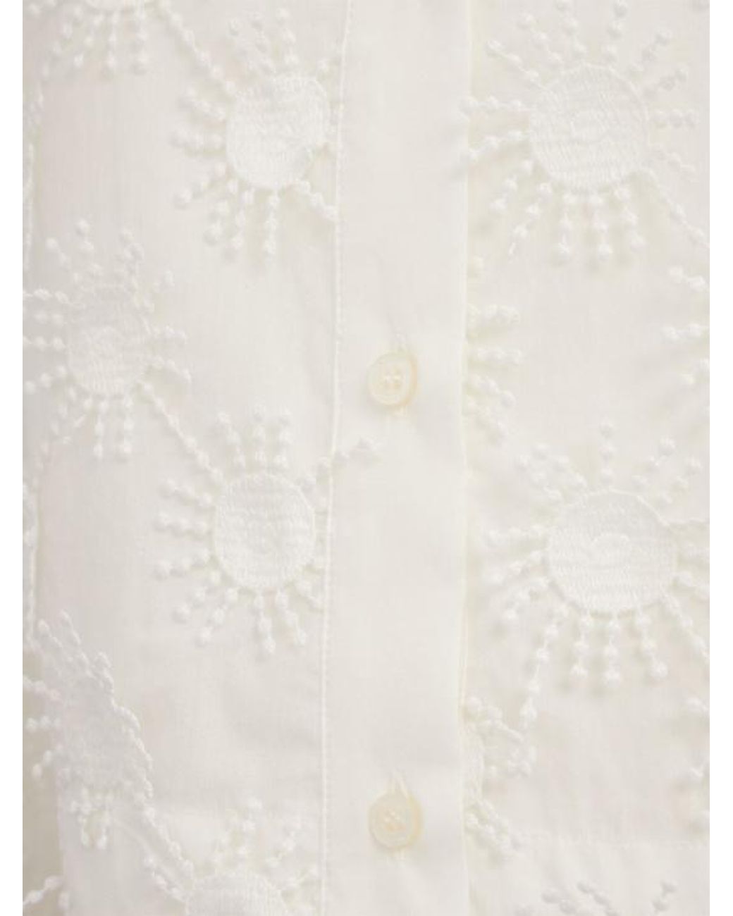 MSGM White Embellished Shirt