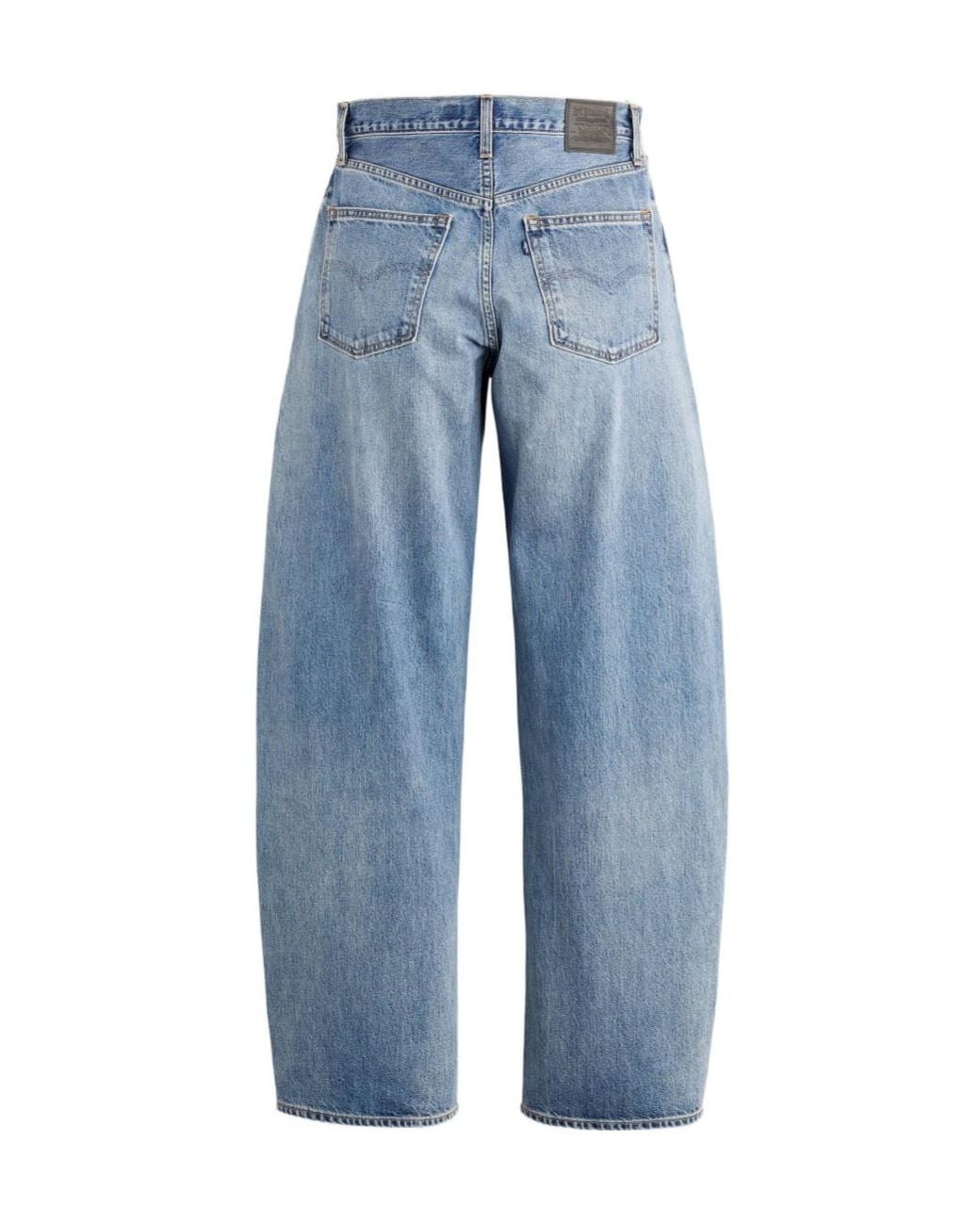 Levi's Blue Drop Barrel Jeans