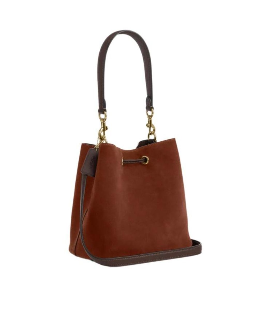 COACH Brown Rowan Bucket Bag