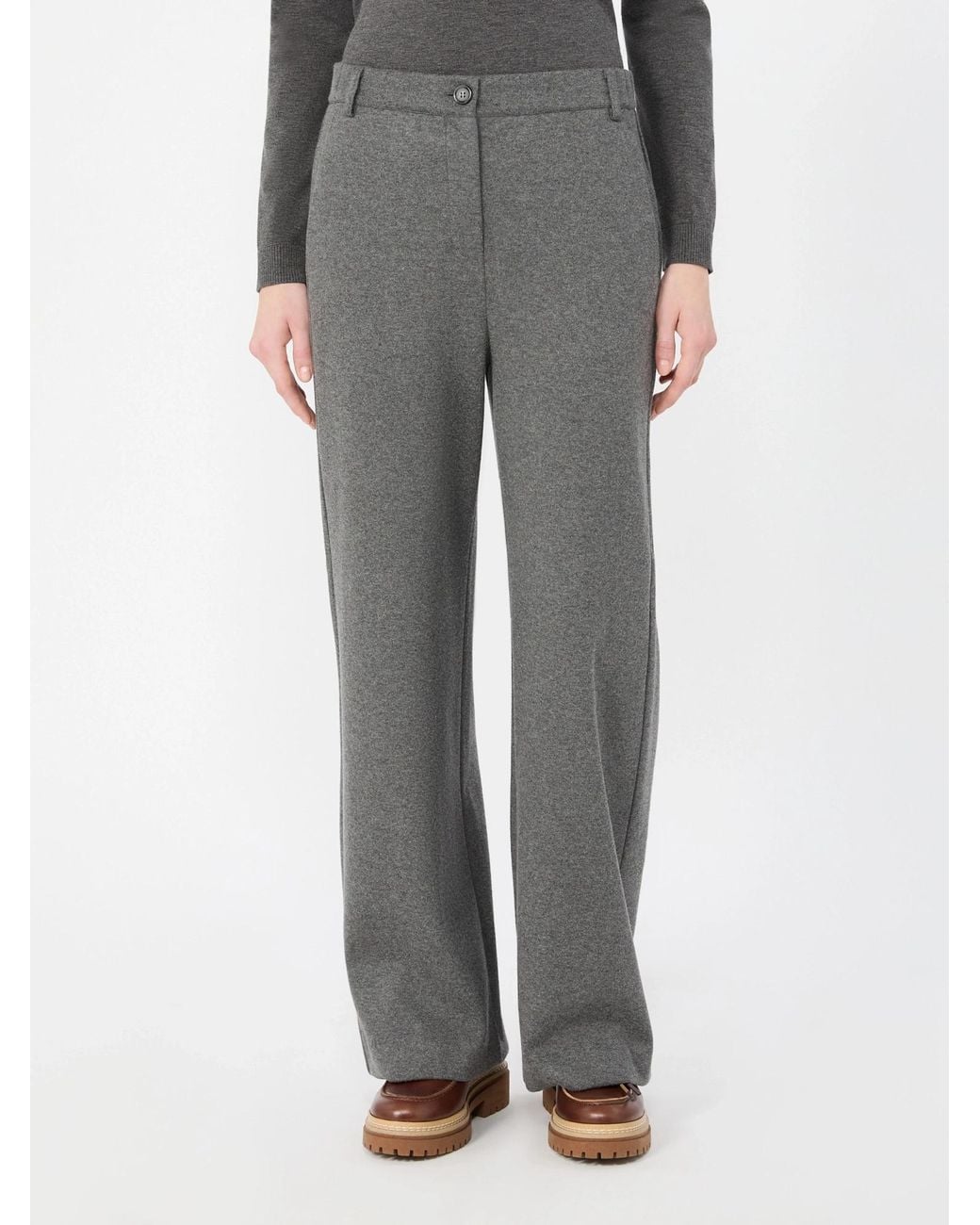 Weekend by Maxmara Gray Wkdorata Straight-Leg Pants