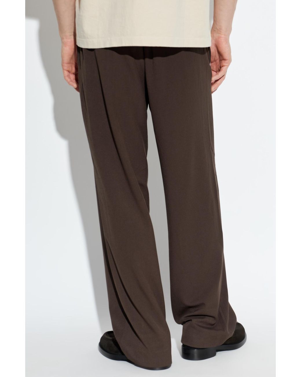 AllSaints Brown Halla Wide-Leg Pants for men