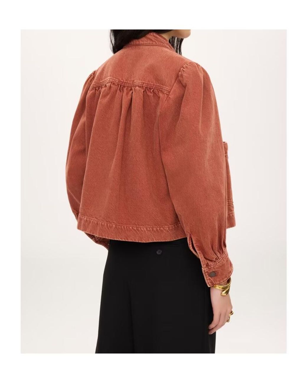 Chloé Chloé High-Neck Gathered Jacket