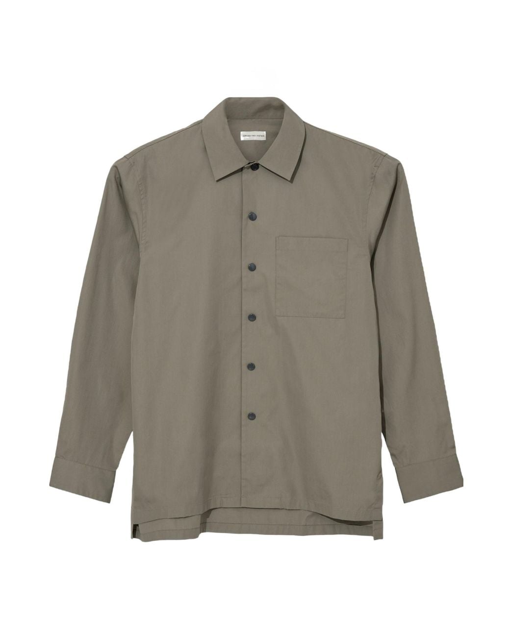 Dries Van Noten Gray Long Sleeve Shirt for men