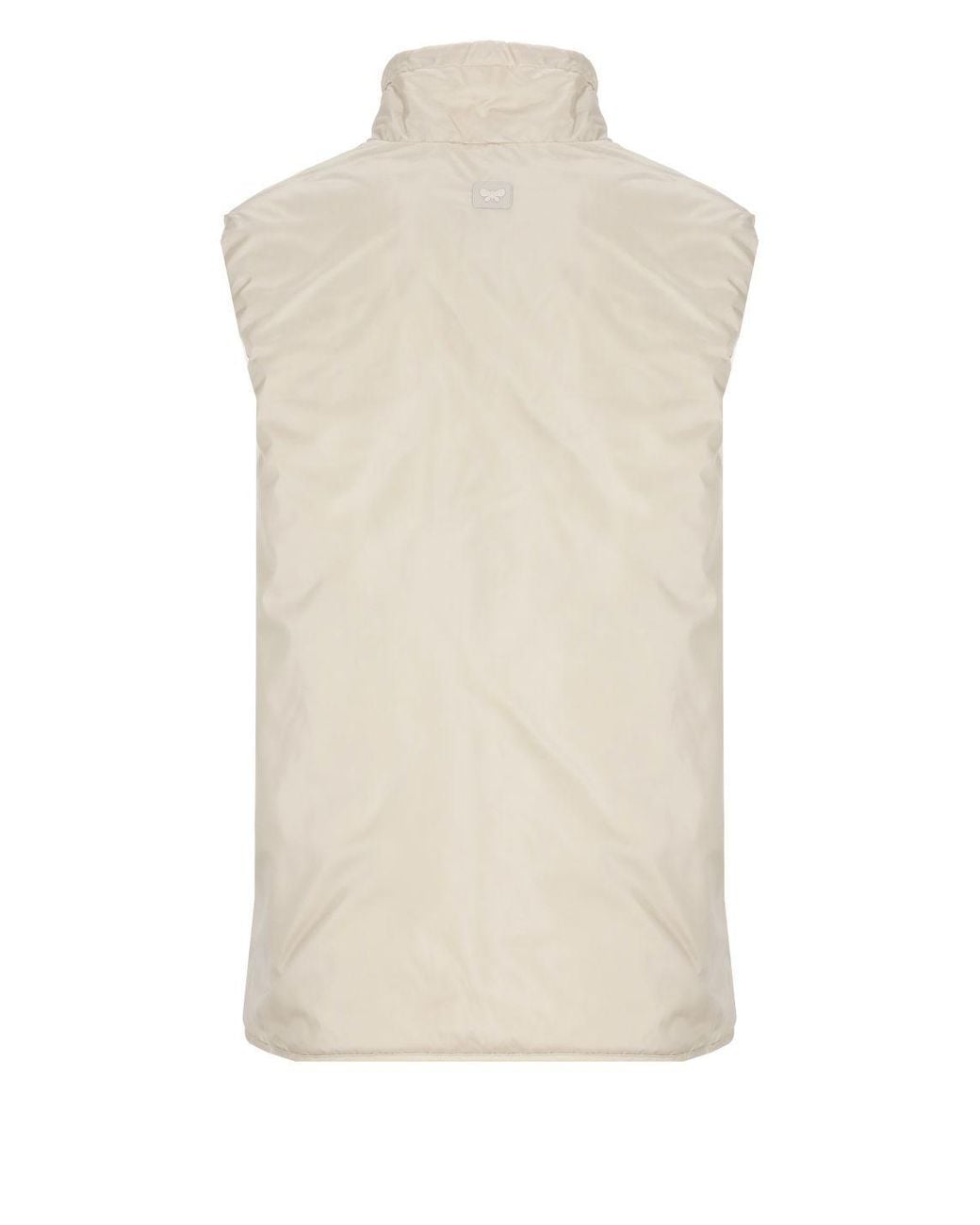 Weekend by Maxmara White Yoro Zip-Up Drawstring Gilet