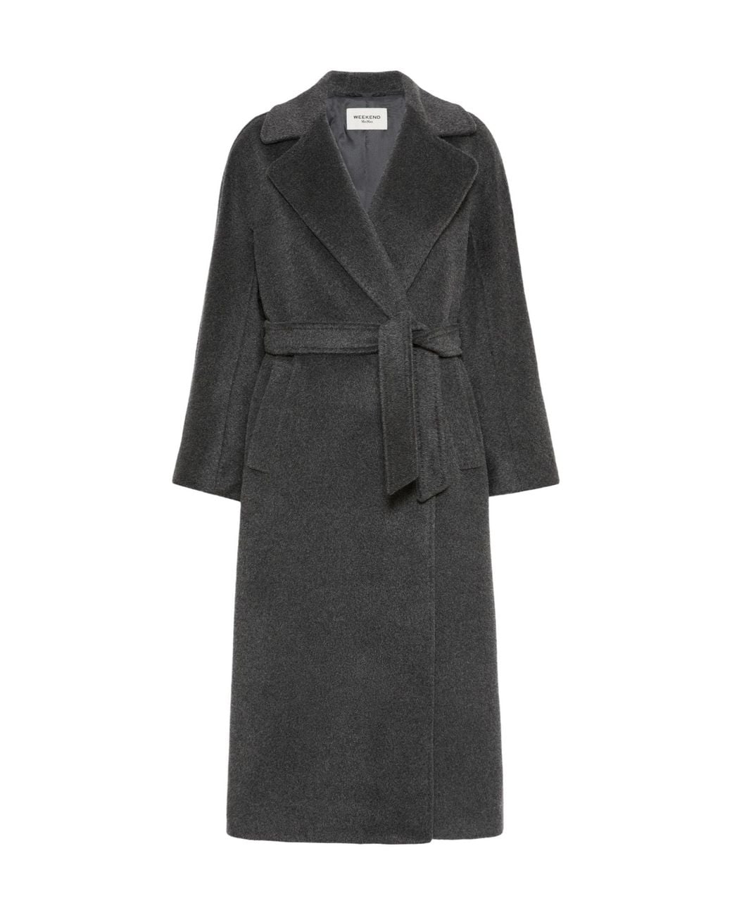 Weekend by Maxmara Black Wkdtempera Belted Coat