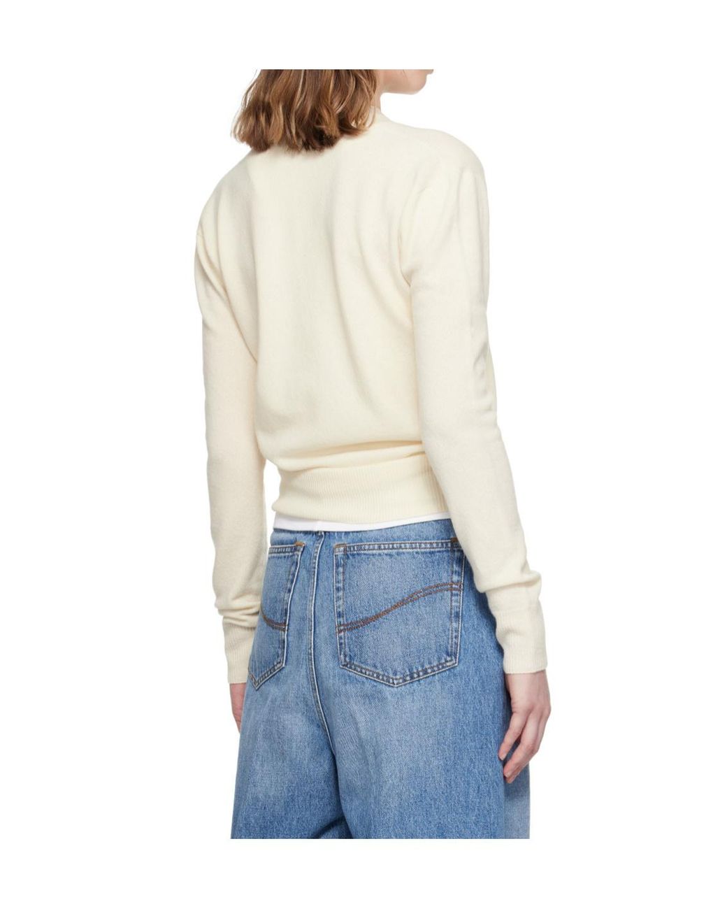 Stella McCartney Blue V-Neck Sweater