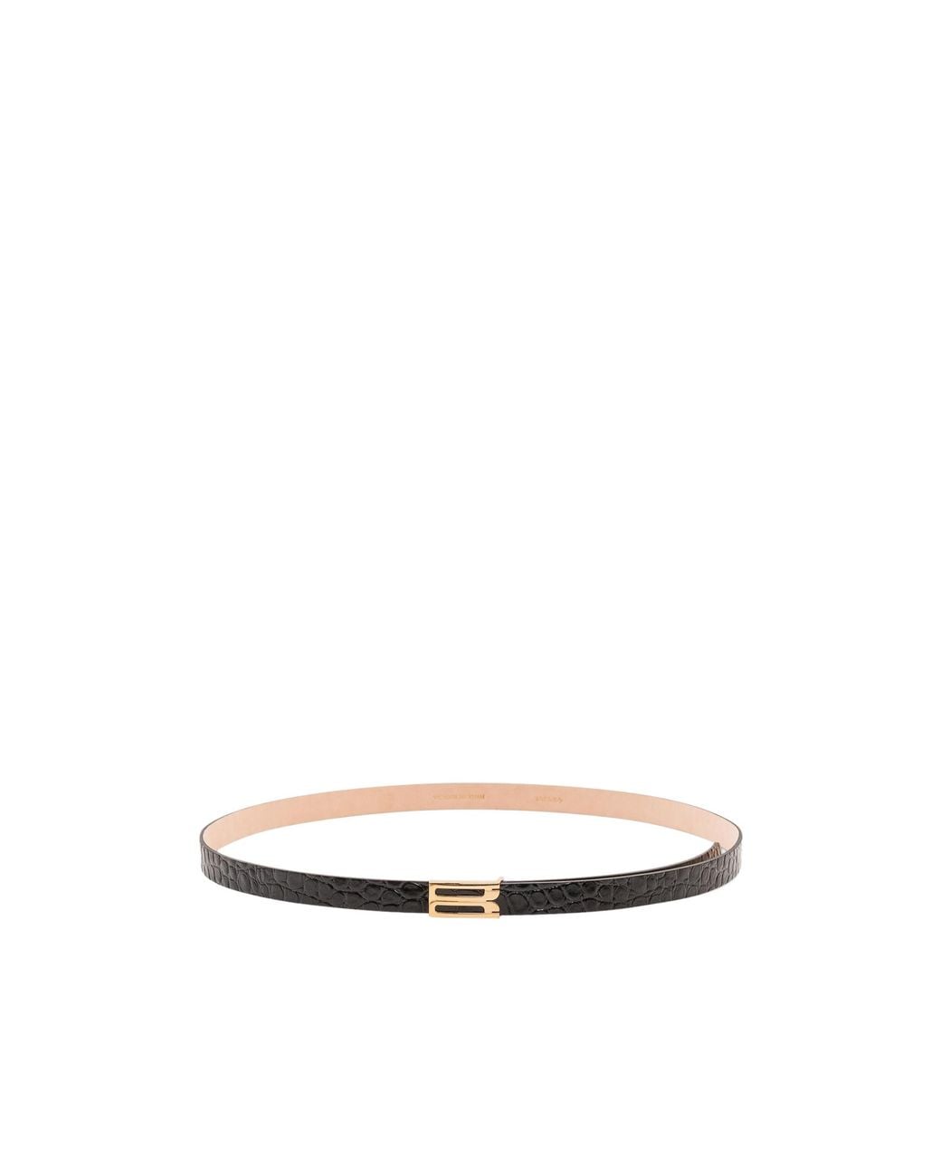 Victoria Beckham White Dorian Frame Belt