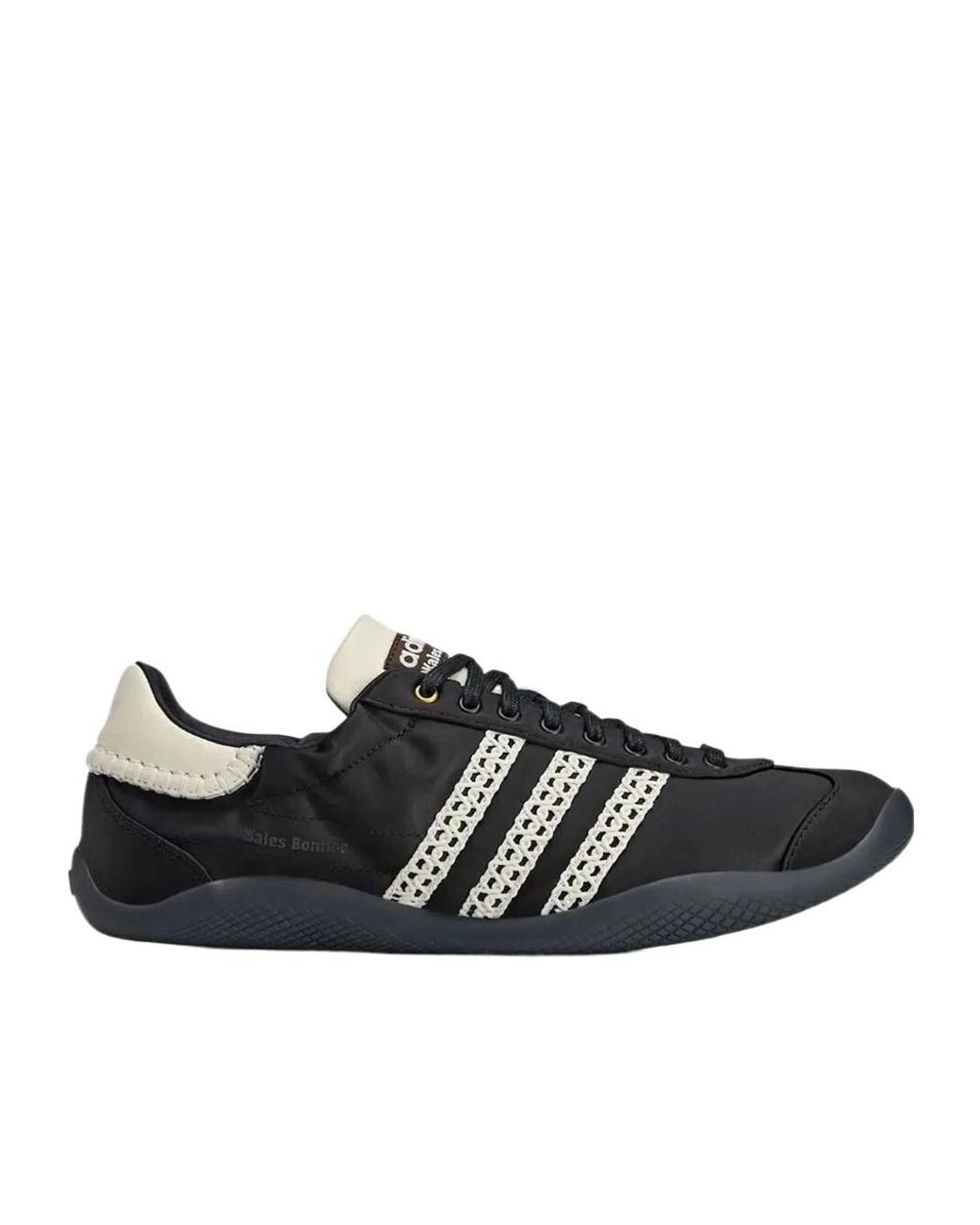 Adidas by Wales Bonner Black Adidas X Wales Bonner Three-Striped Lace-Up Sneakers for men