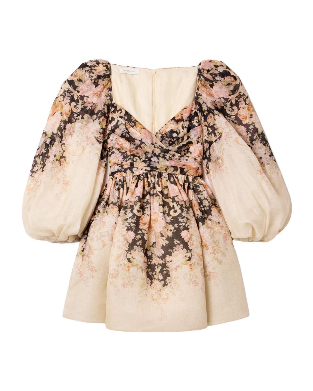 Zimmermann Natural Flowy Dress