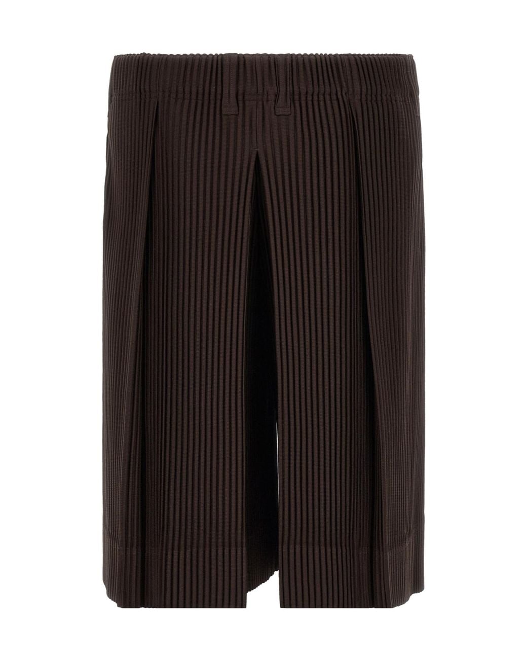 Homme Plissé Issey Miyake Black Homme Plissé Issey Miyake Tailored Pleats Pleated Bermuda Shorts for men