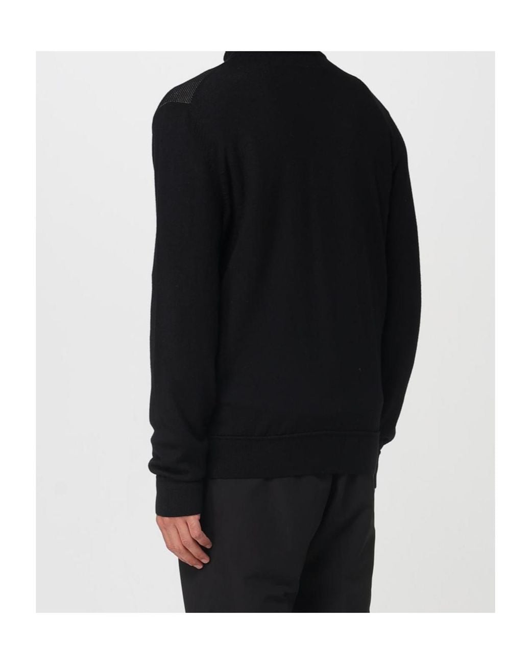 Boss Black High-Neck Zip-Up Cardigan for men