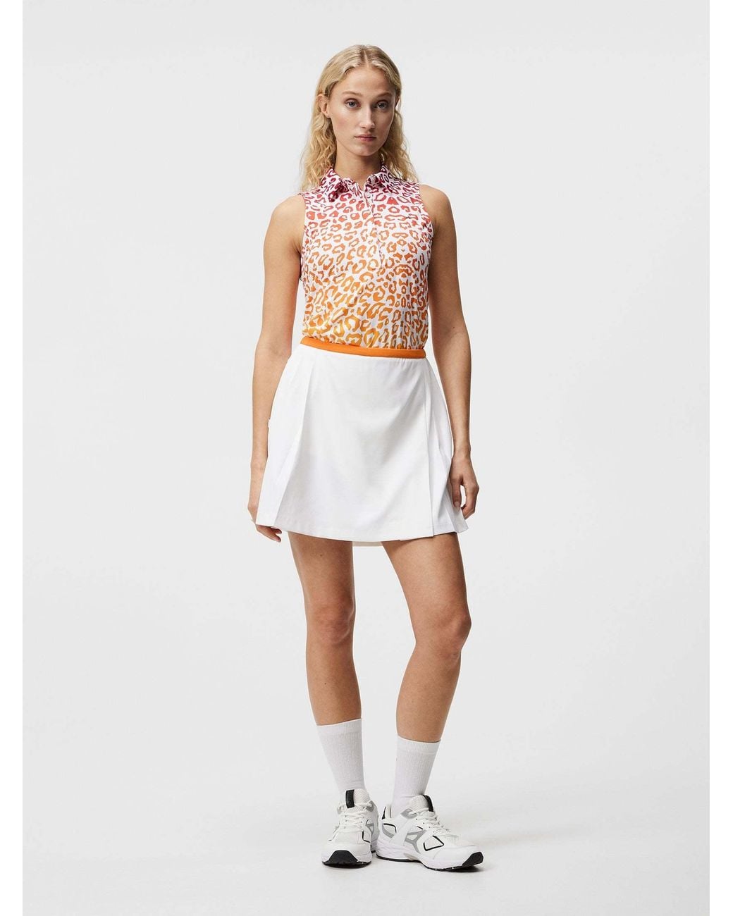 J.Lindeberg White Pleated Skirts