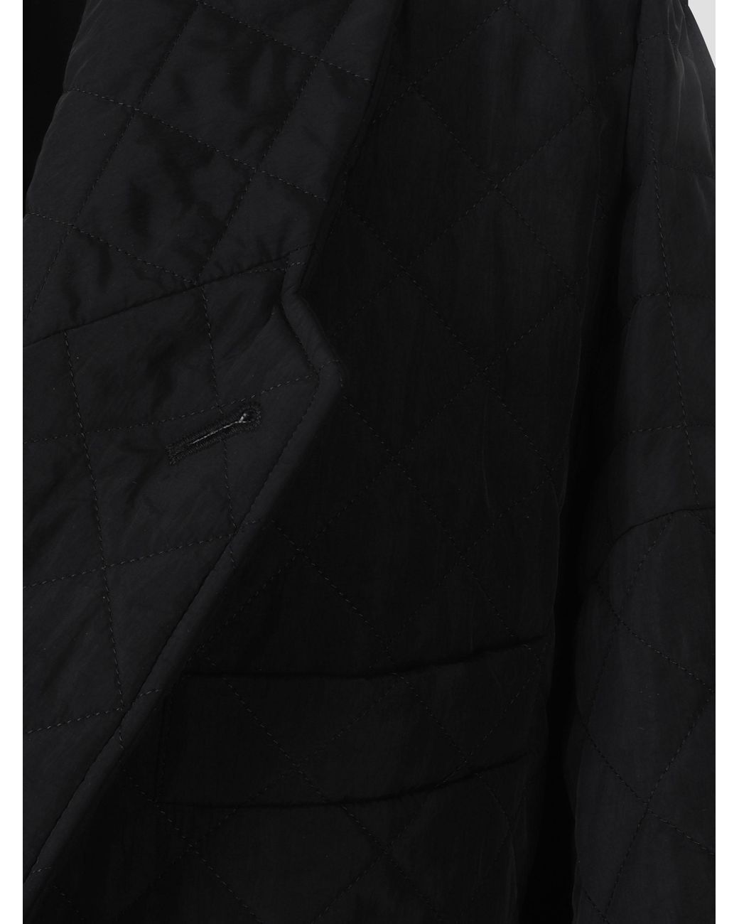 Maison Margiela Black Quilted Coat