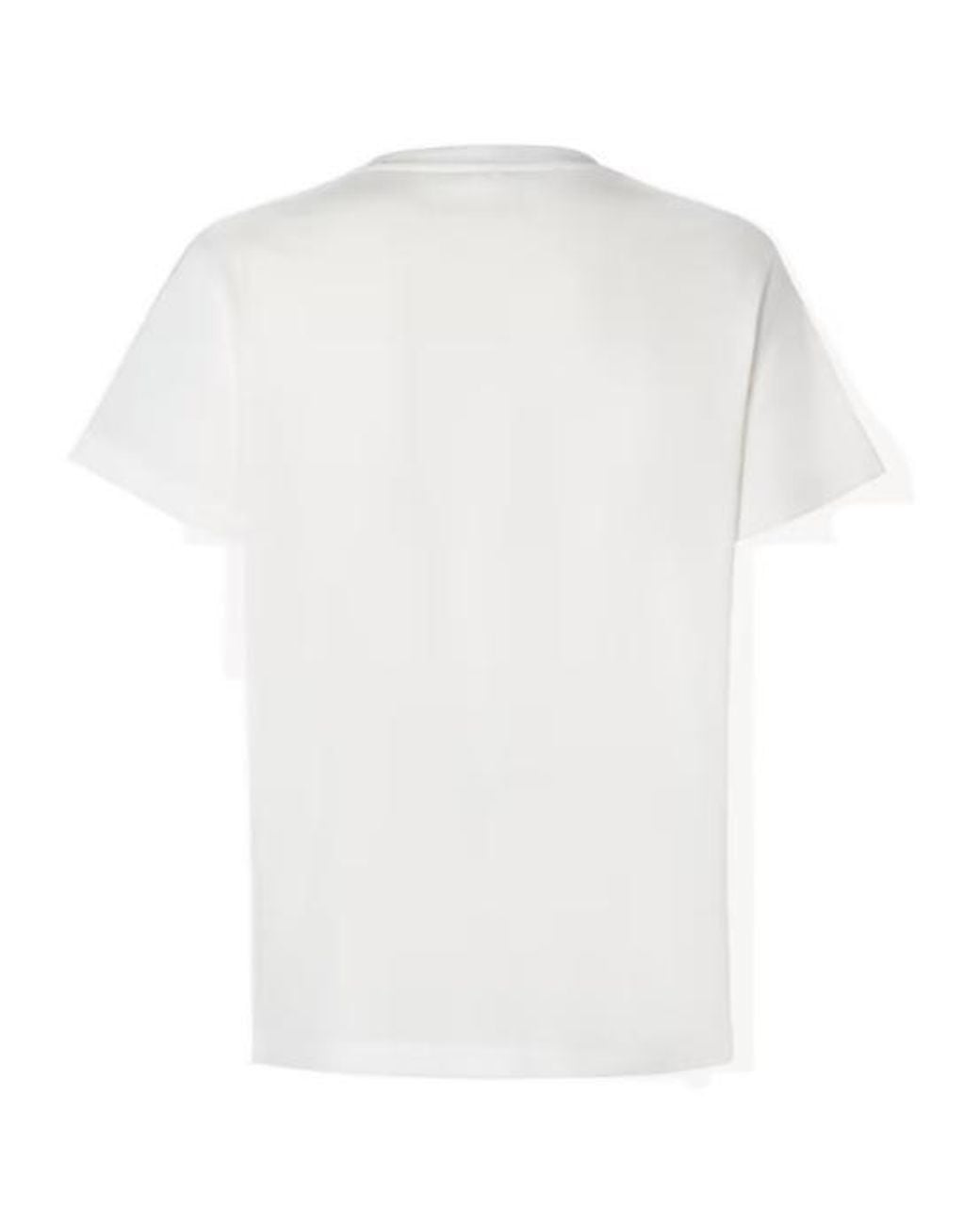 Fendi White Ivory Jersey T-Shirt