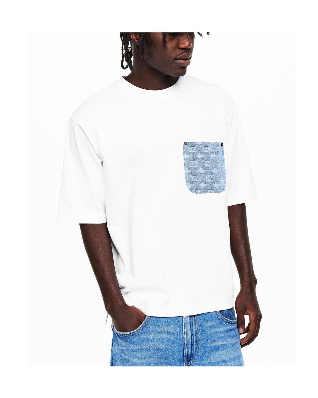 DSquared² White Crewneck Shortsleeve Tshirt for men