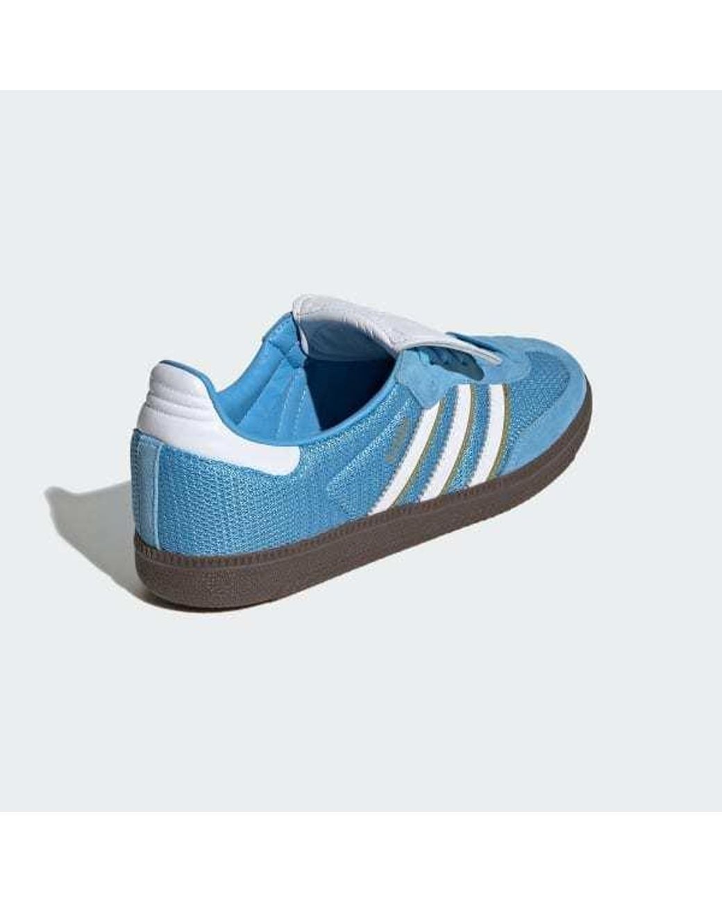 Adidas Originals Blue Samba Og Low-Top Sneakers