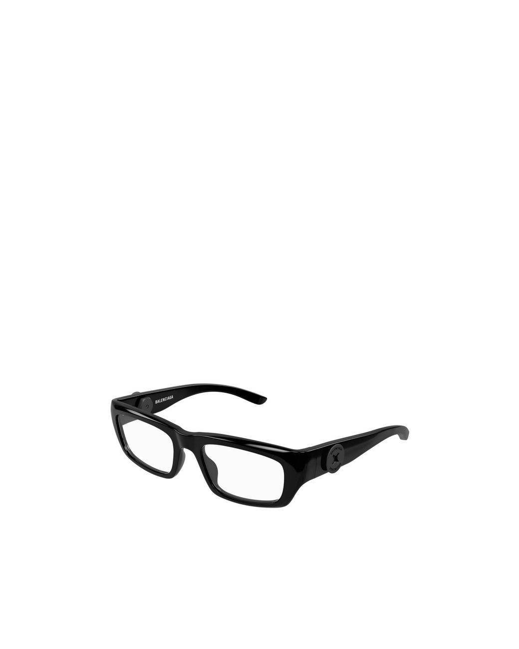 Balenciaga White Eyewear Rectangle Frame Glasses for men