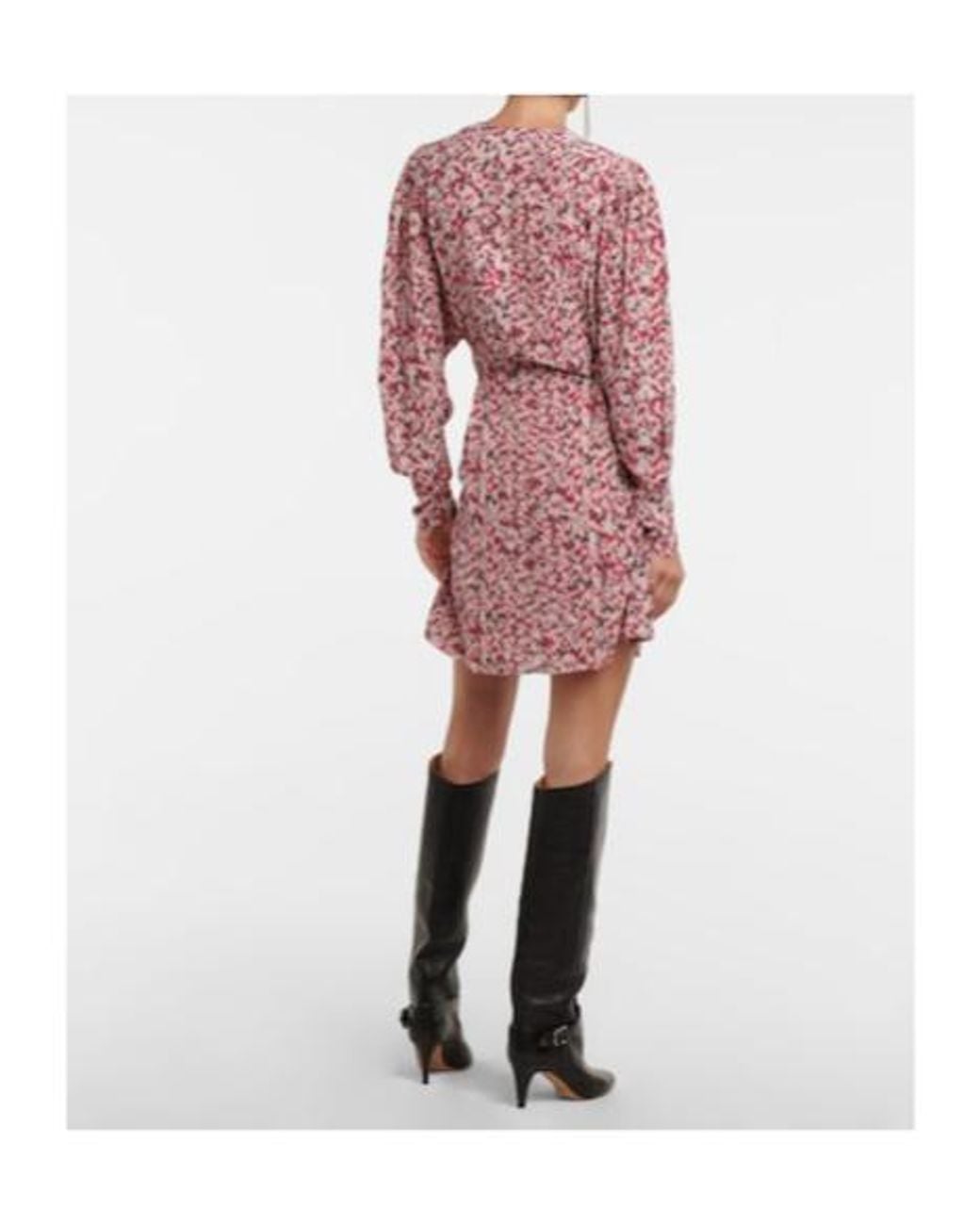 Isabel Marant Red Printed Minidress
