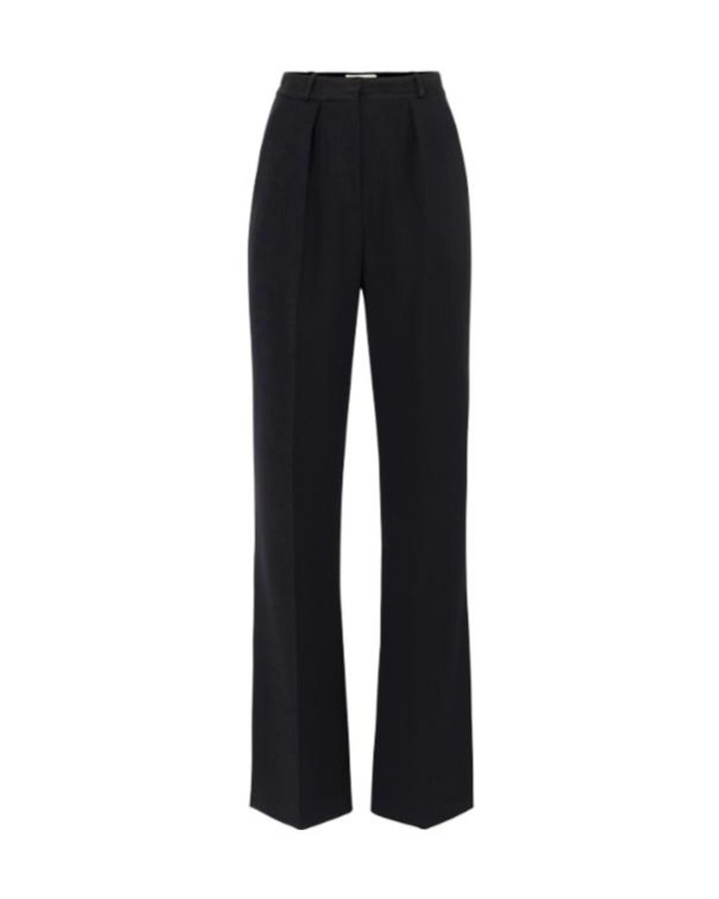 Elisabetta Franchi Black Straight-Leg Tailored Trousers