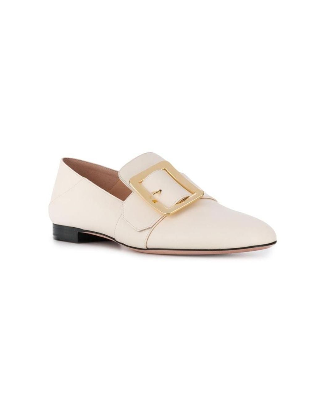 Bally White Janelle Loafers