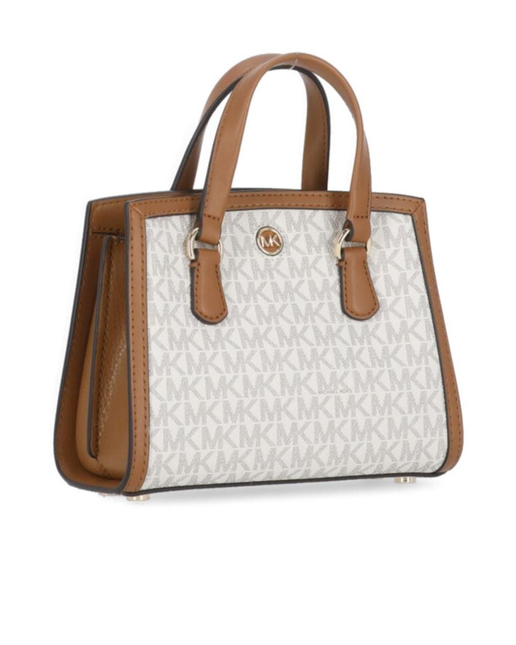 MICHAEL Michael Kors Metallic Chantal Monogram-Print Mini Bag