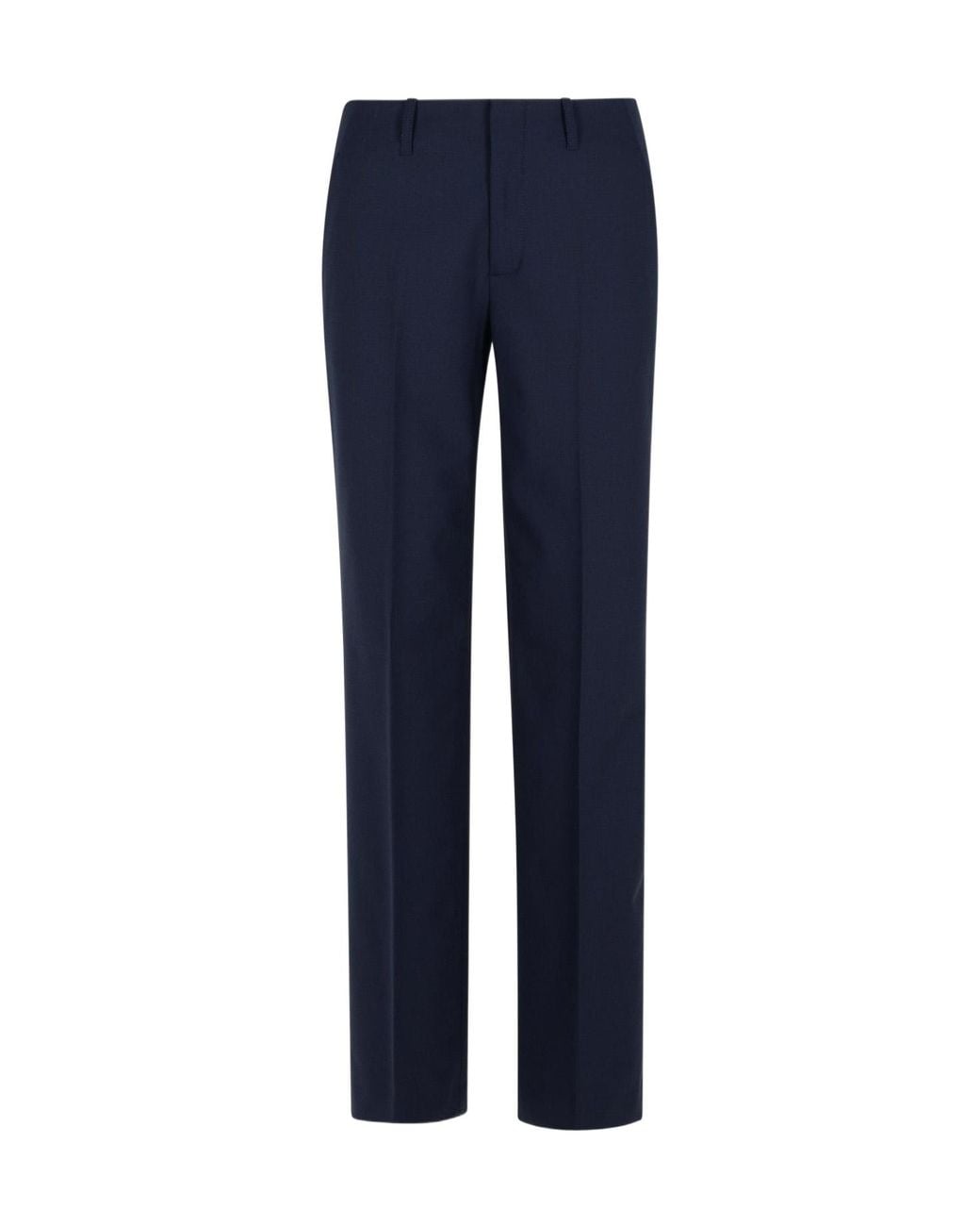 Closed Blue Sasia Pleated Straight-Leg Pants