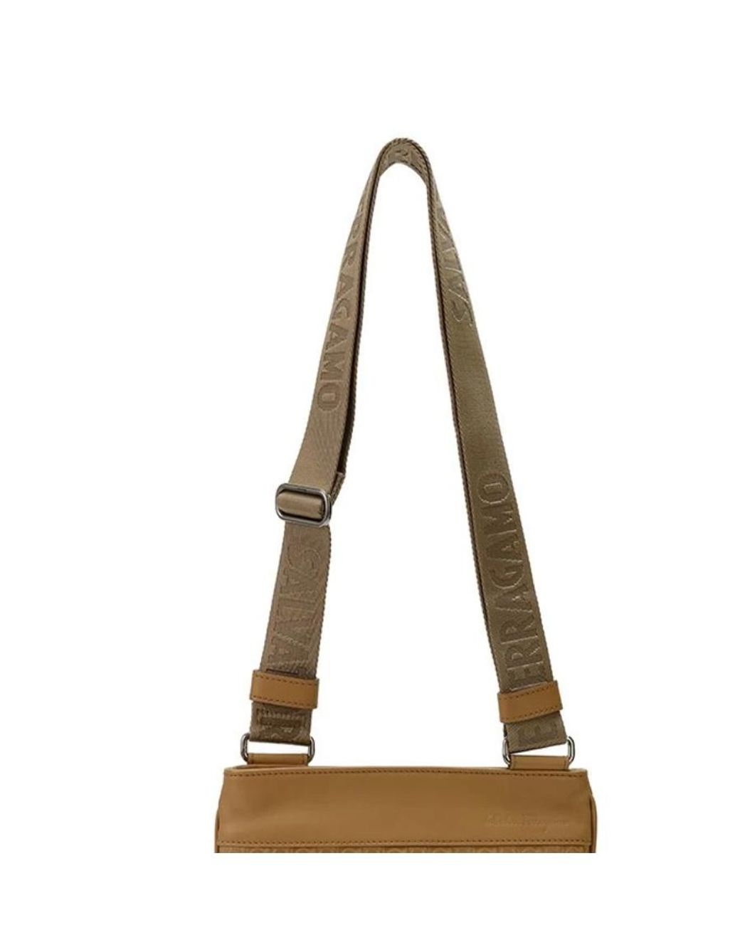 Ferragamo Metallic Logo Shoulder Bag