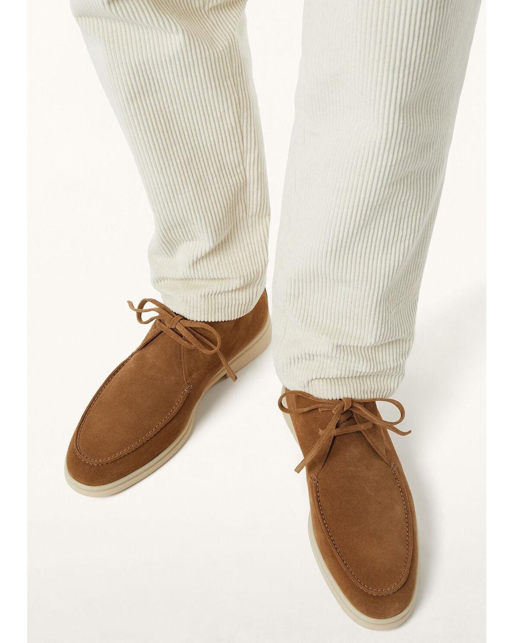 Loro Piana Brown Walk And Walk Ankle Boot for men