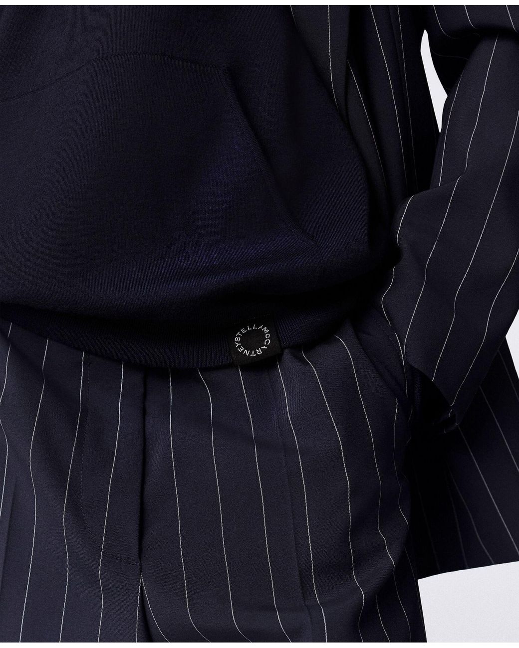 Stella McCartney Blue Tailored Pinstripe Shorts