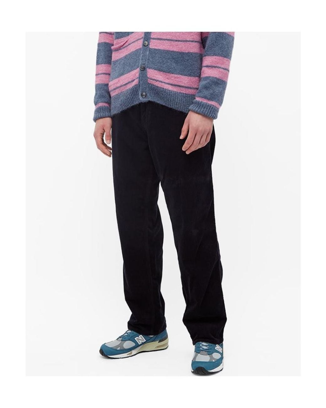 Carhartt Blue Logo Casual Pants for men